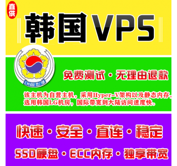 韩国VPS推荐8912M购买，全国关键词排名优化
